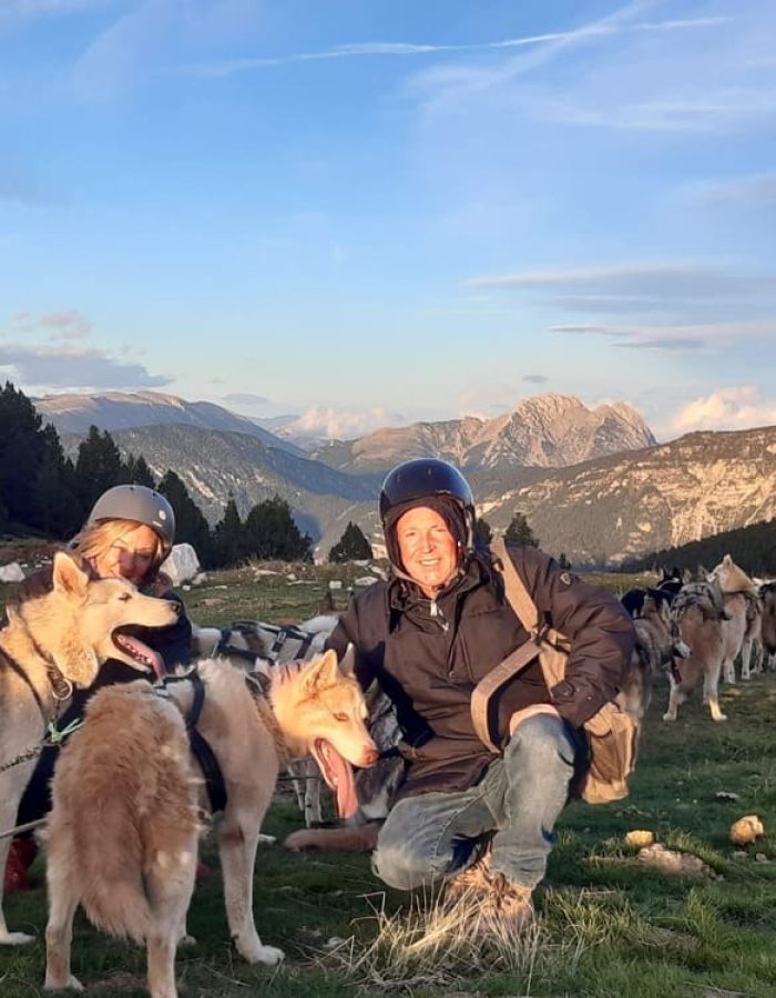 Con perros de trineo - Lleida